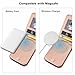 KIHUWEY for iPhone 17 Pro Case Wallet Compatible with MagSafe Wireless Charging, Credit Card Holder, RFID Flip Leather Magnetic Clasp Kickstand Heavy Duty Protective Cover 6.3 Inch (Rose Gold)