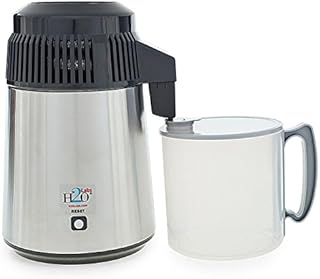 H2o Labs Best-In-Class Stainless Steel Water Distiller with BPA-Free, Polypropylene Carafe and Most Effective VOC Removal