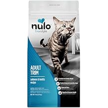 Nulo Freestyle Adult Trim Dry Cat Food - Salmon & Lentils, High Protein, Grain Free, Weight Management Kibble with Probiotics & L-Carnitine, 2lb Bag