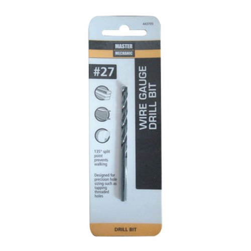 #27 3-Inch Black Oxide Wire Gauge Drill Bit – Precision Drilling Tool