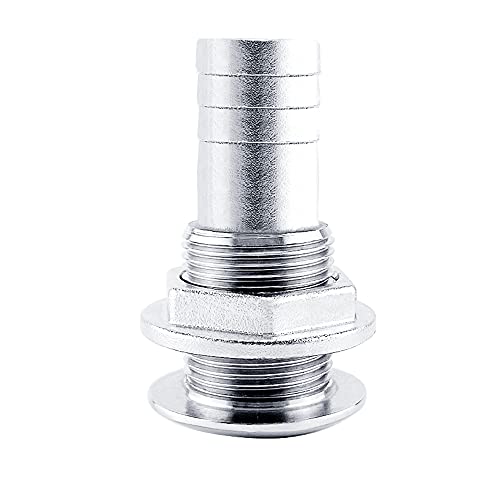 Eeyad 316 Stainless Steel Boat Thru-Hull Fitting Drain For 3/4" I.d. Hose #TOP4