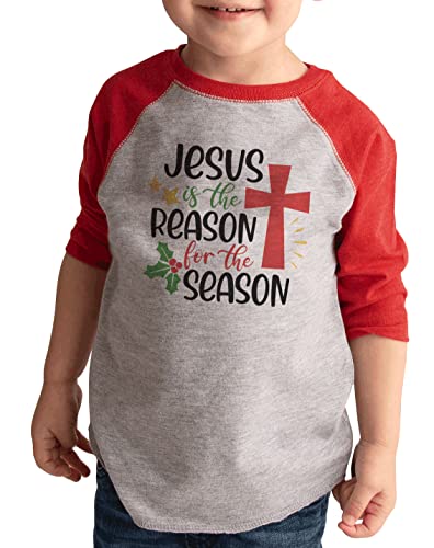 7 ate 9 Apparel Kids Merry Christmas Shirts - Jesus is The Reason for The Season - Shirt