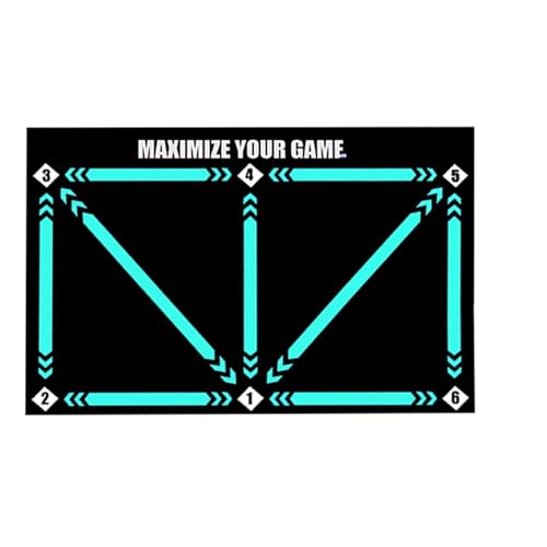 NJIEzhao Fußball Trainingsmatte 90 x 60 cm