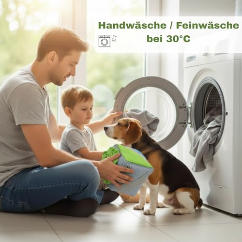 Petural® Sniffix - Der 8-in-1 Schnüffelwürfel | Intelligenzspielzeug für Hunde | interaktives Hundespielzeug | Hundespielzeug Intelligenz | Schnüffelball Hund | Hunde intelligenzspielzeug