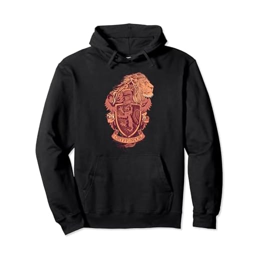 Harry Potter Gryffindor Lion Crest Sudadera con Capucha