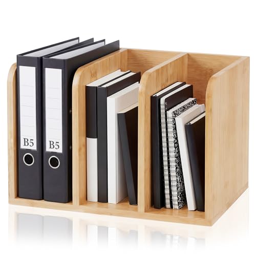 Novabright Bamboo 3-Compartment Holder