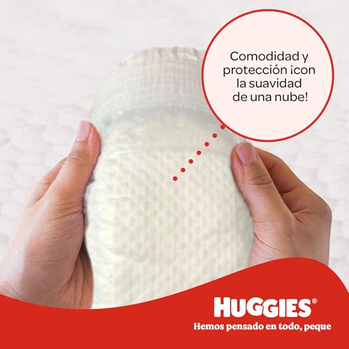 Miniatura 4 de Huggies Little Movers Pañales para Bebé con Diseños Disney Talla 3 (4-9 kg), Comodidad para la Piel 24/7, 3 Packs de 56, Total 168 Pañales