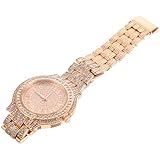 Alasum Orologio Elegante Donna Brillantini in Lega e Vetro, Design alla Moda e Preciso, come Orologio da Polso per Donna