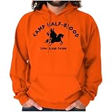 Brisco Brands Camp Half Blood Greek Mythology Hoodie Sweatshirt Women Men Orange