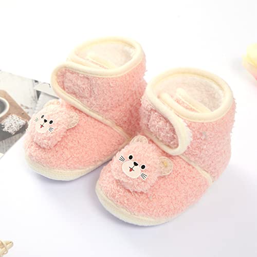Baby Winter Flat Plush Warm Shoes Toddler Non Slip Shoes Boys Girls Comfortable Shoes Infant First Walking Shoes2