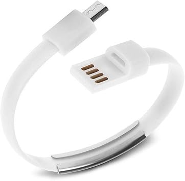 Codegen CDG-CNV64 Micro USB uyumlu Bileklik  arj Data Kablosu Beyaz
