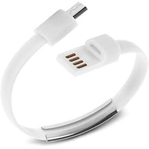 Codegen CDG-CNV64 Micro USB uyumlu Bileklik  arj Data Kablosu Beyaz
