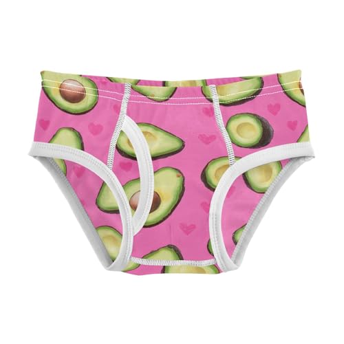 Wusikd Avocados Heart-shapedpink Boys' Underwear Cotton Boys Briefs Soft Toddler Underwear 2T