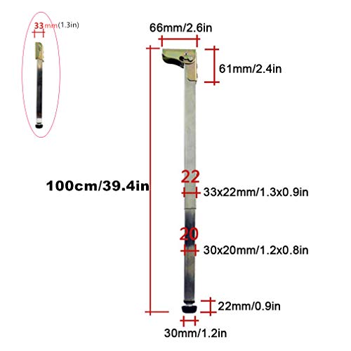 Pieds de table réglables push-pull pour corriger la hauteur des meubles bas - 2