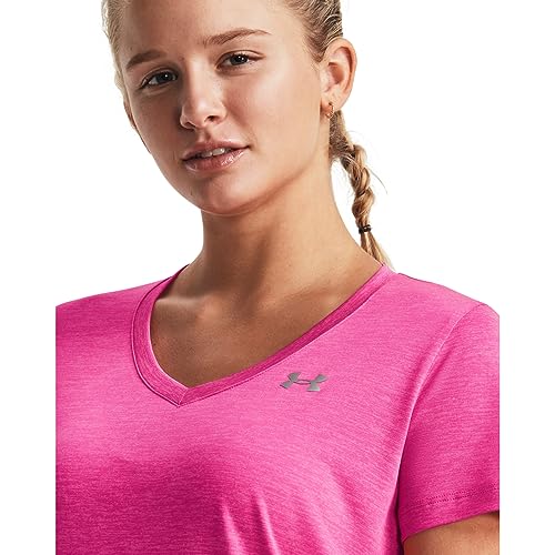 Image of Under Armour Womens Tech V-Neck Twist Short-Sleeve T-Shirt