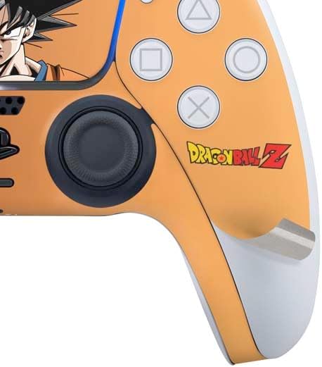 Skinit Decal Gaming Skin Compatible with PS5 Slim Disk Bundle - Officially Licensed Dragon Ball Z Goku Portrait Design
