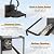 19" Large Dusk to Dawn Outdoor Lighting 2 Pack, Black Sensor Porch Lights Exterior Lighting Fixtures, Modern Wall Lantern Outdoor Wall Lights Waterproof Wall Sconce Lamp for House, Doorway, Garage