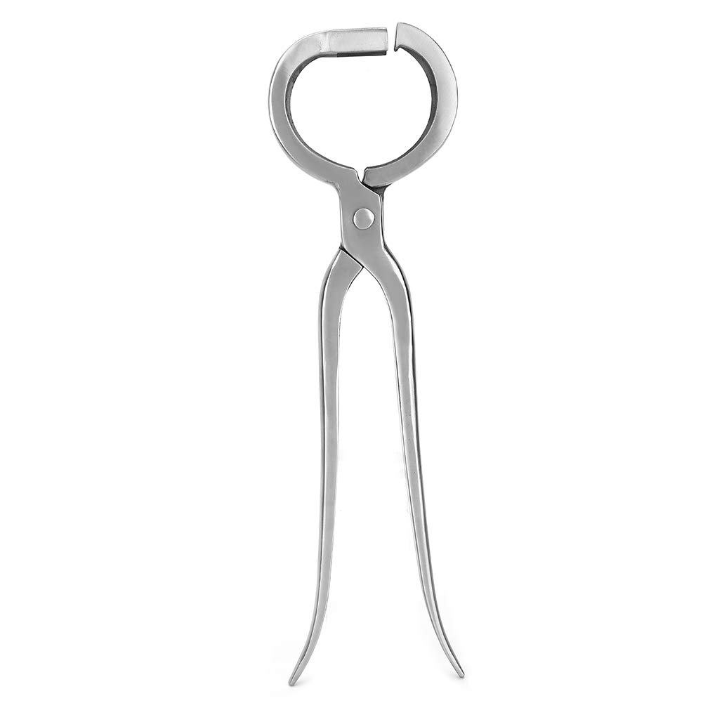 Alicate para nariz de ganado, herramienta metálica de instalación de anillos nasales para ganado con mecanismo de palanca, mango ergonómico para un manejo fácil de bovinos y vacas,