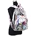 Eastsport Clear Dome Backpack with Adjustable Printed Padded Straps (Transparent - Rose Sand Pink/Geo Print)