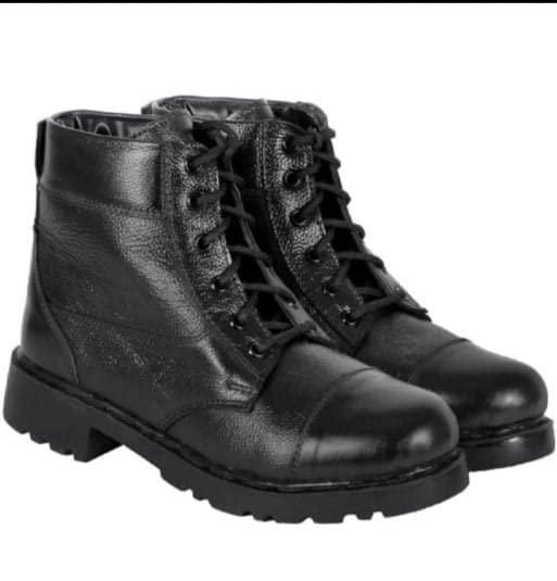 GenericOMAGA Genuine Leather Military NCC Army Boot for Men(BTS-103)