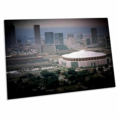 3dRose Atlanta Skyline con Complejos Deportivos - Pad de Escritorio miniatura 1