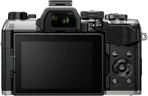 Cámara Micro Cuatro Tercios OM SYSTEM OM-5 Mark II, Sensor Live Mos de 20 MP, estabilización de Imagen de 5 Ejes, Sellado contra la Intemperie IP53, Disparo de Alta resolución a Pulso de 50 MP, Plata - imagen 8