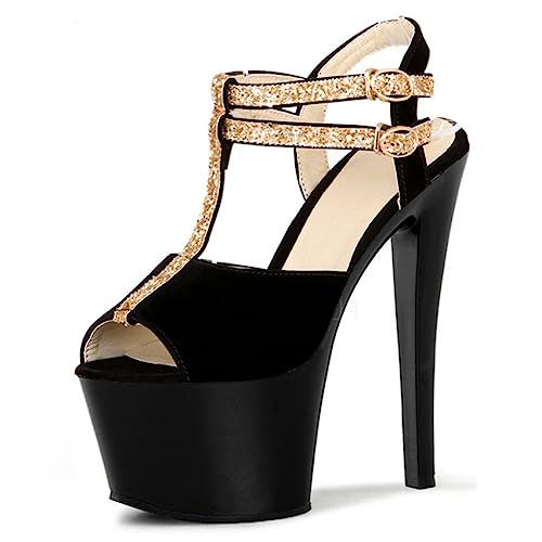 Sandales talons hauts 17cm bouche de poisson au design minimaliste noir haut de gamme