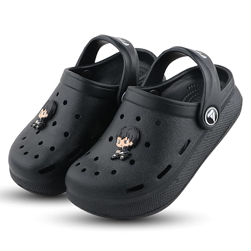 Image of FUEL Hooper Lightweight & Comfortable Pull-On Casual Clogs with Cushioned Footbed for Kids