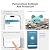 Frizzlife LP365 1.25-Inch Smart Water Monitor and Automatic Shutoff - 0.01GPM Ultrasonic Micro Leak Detection, APP Wi-Fi Remote Control, Real-Time Flow/Temp Monitoring, for 1-1/4-Inch Diameter Pipe