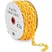 ELK Weatherproof Yellow Plastic Safety Barrier Chain Link - 100 ft Roll - Plastic Chain Links for Events, Crowd Control, Construction & More - Chain Safety Barriers