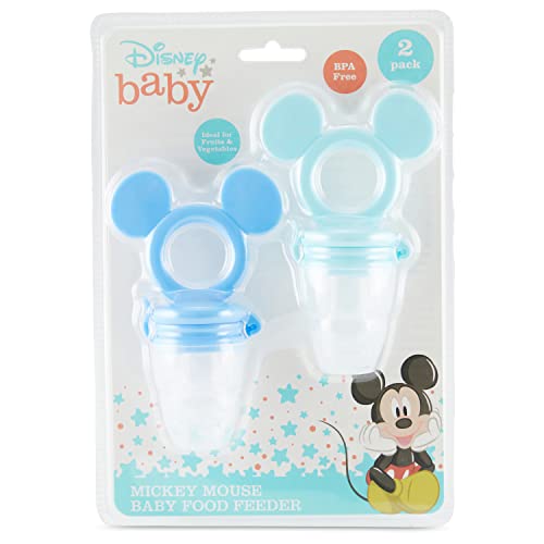 Image of Disney Mickey and Minnie Teether with Fruit Feeder - Safe and Durable Design for Soothing Your Baby's Teething Pains