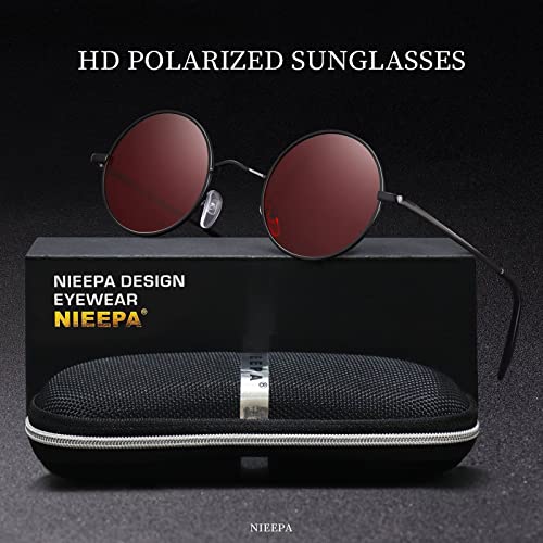 Image of Vintage Small Round Polarized Hippie Sunglasses for Men Women Circle Sun Glasses NP1002