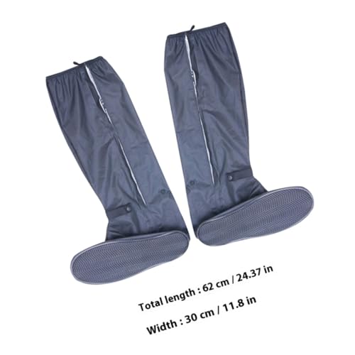 Botas de lluvia impermeables con cremallera para ciclismo miniatura 2