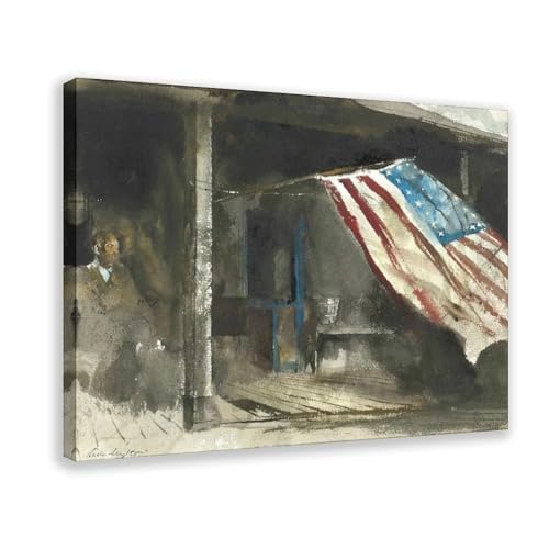 Toile Andrew Wyeth Independence Day : sublimez un salon sans relief