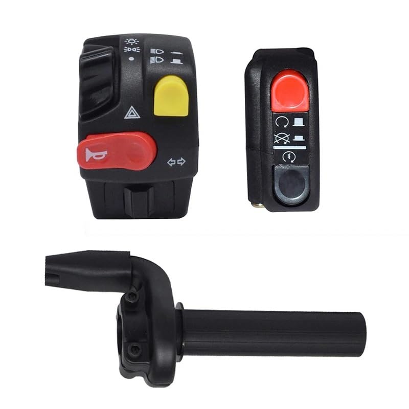 Motociclo Interruttore Gruppo Interruttore Manubrio Faro Avvisatore Di Sorpasso Faro Avvisatore Acustico Pulsante Luminoso Adatto Per Yamaha(Whole set)