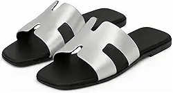 Sandália Rasteira Feminina Rasteirinha Modelo H Fashion Slide