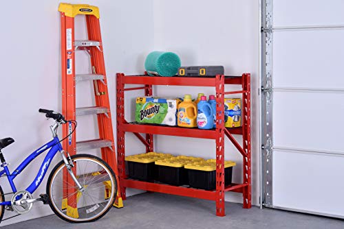 Muscle Rack 3-Shelf Welded Steel Garage Storage Shelving Unit