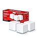 Produktbild Mercusys Halo S12 (3er-Pack) AC1200 Mbps Whole Home Mesh Wi-Fi System (Wi-Fi Router/Extender/Booster für nahtloses Netzwerk, bis zu 300 m² Abdeckung, elterliche Kontrolle, einfache Einrichtung)