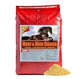 Horse Guard Hoof & Hair Guard 40lb - 104 Servings - Hoof Supplement with Biotin 100mg - Promote Hoof & Hair Growth - Methionine & Zinc-Rich Formula in Soy Protein - Supports Hoof, Hair, Mane, & Tail