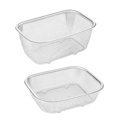 ������ �ӂ邢 ������ strainer 1 ���b�V���o�X�P�b�g�t���C�h�|�e�g�z���_�[�X�e�����X�|�����`�t�@�C�����b�V���I�C���X�g���[�i�[��؉ʕ��U���X�g���[�i�[�L�b�`���c�[��(20.8*17.5*5cm)