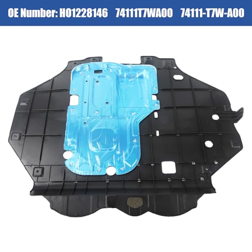 Front Lower Engine Splash Shield Guard Compatible with Honda HRV 2016 2017 2018 2019 2020 2021 2022 HR-V, Under Car Shield Cover MPN HO1228146 74111T7WA00 Replacement for Engine Splash Guard by TomGoo - Image 3