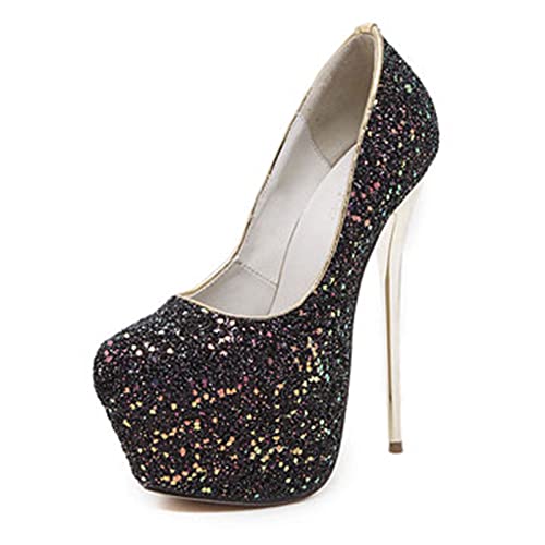 Chaussures à talons hauts pour femmes escarpins à plateforme élégants