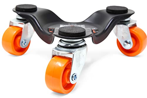 WEN DL6300 6-Inch 300-Pound Capacity Furniture Moving Tri-Dolly Set (4 Pack) , Black - Image 3