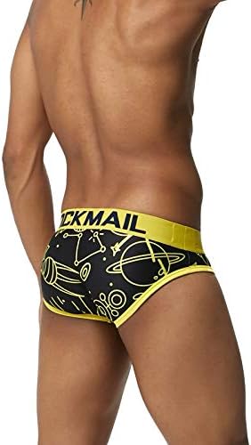 JOCKMAIL Men's Underwear Briefs Playful Printed briefs Ice Silk Sexy Low Waist Underwear - Image 5