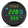 MH GPS Speedometer MPH KMH Knots with Antenna Green Light NSWE Digital GPS Speed 52mm 2-1/6" AUTO Gauge for Universal Car Boat 12V/24V