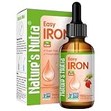 Nature's Nutra Easy Iron, Premium Liquid Iron for Baby, Infant, Kids and Children, Ferrochel, Anemia, Hemoglobin, Non-GMO, Kosher, 2 Fl. Oz (60ml)