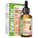 Nature's Nutra Easy Iron, 2 Fl. Oz (60ml), Premium Baby and Infant Liquid Drops, Toddlers Kids Children Multivitamin Supplement, Ferrochel, Anemia, Hemoglobin