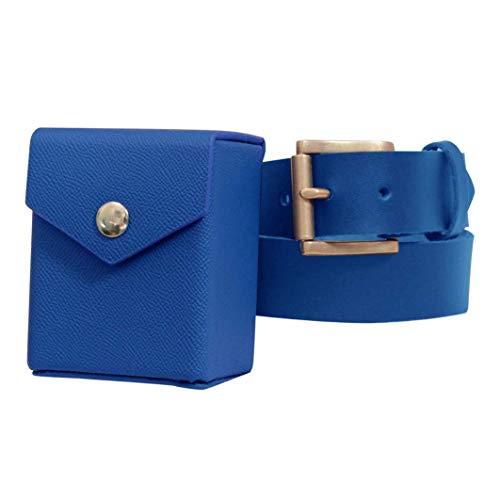 Obelisk Blue Deck Box with Belt Loop/Clip, Hard Shell, Faux Leather, Compatible with YGO, Magic: The Gathering, Vanguard, Digimon and others3