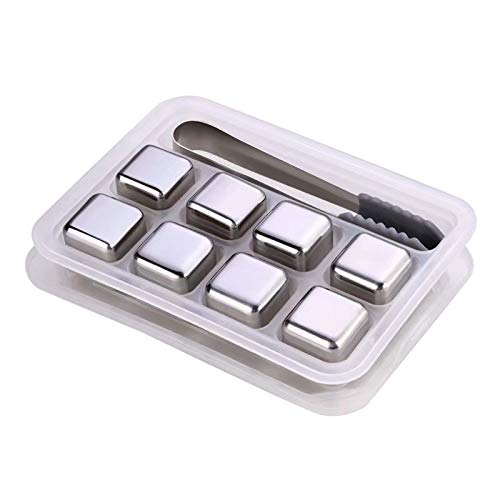 stainless steel ice cubes?Stainless steel metal, frozen ice, bar, cold beer, whiskey, red wine and ice wine, (8 pieces)