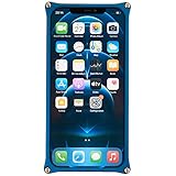 ギルドデザイン(GILD design) ソリッドバンパー iPhone12ProMax ケース ジュラルミン削り出し 日本製 マットブルー GI-430MBL 43191